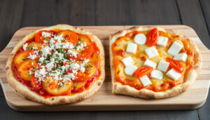 Pinsa med löjrom och västerbottensost – recept och jämförelse